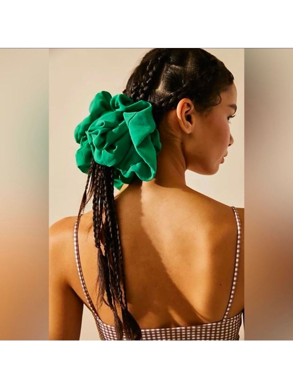 FREE PEOPLE CHIFFON JUMBO SCRUNCHIE NWT
